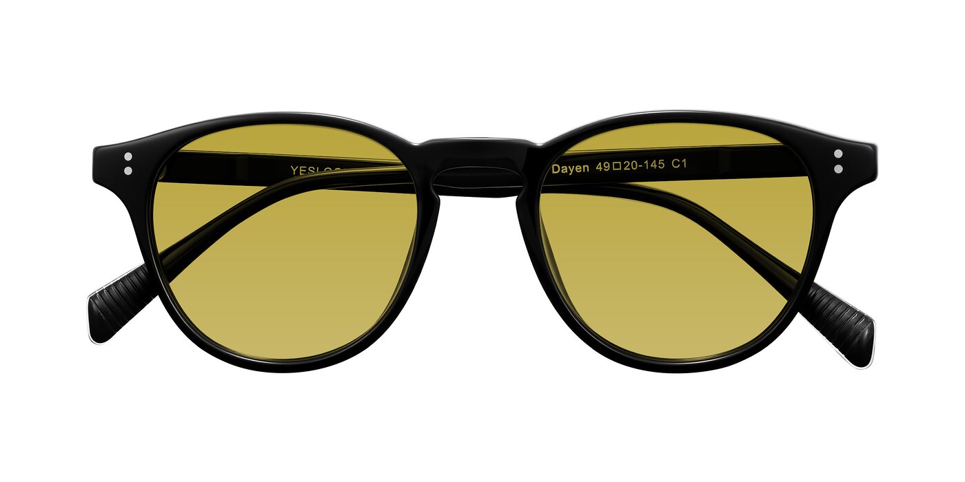 Dayen - Black Tinted Sunglasses