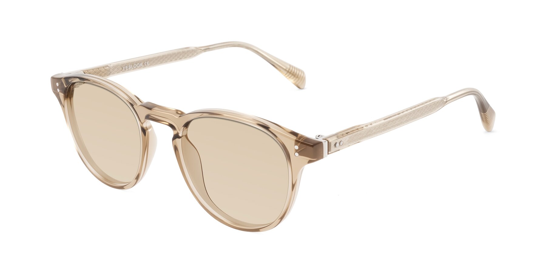 Angle of Dayen in Champagne with Light Brown Tinted Lenses