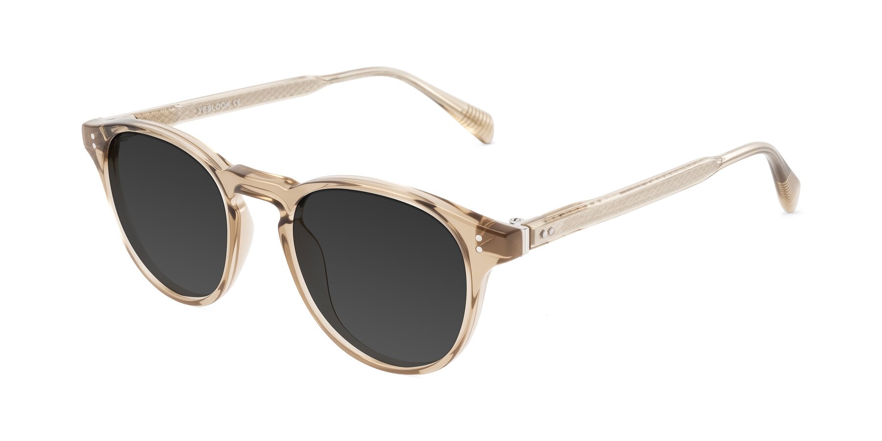 Angle of Dayen in Champagne with Gray Tinted Lenses