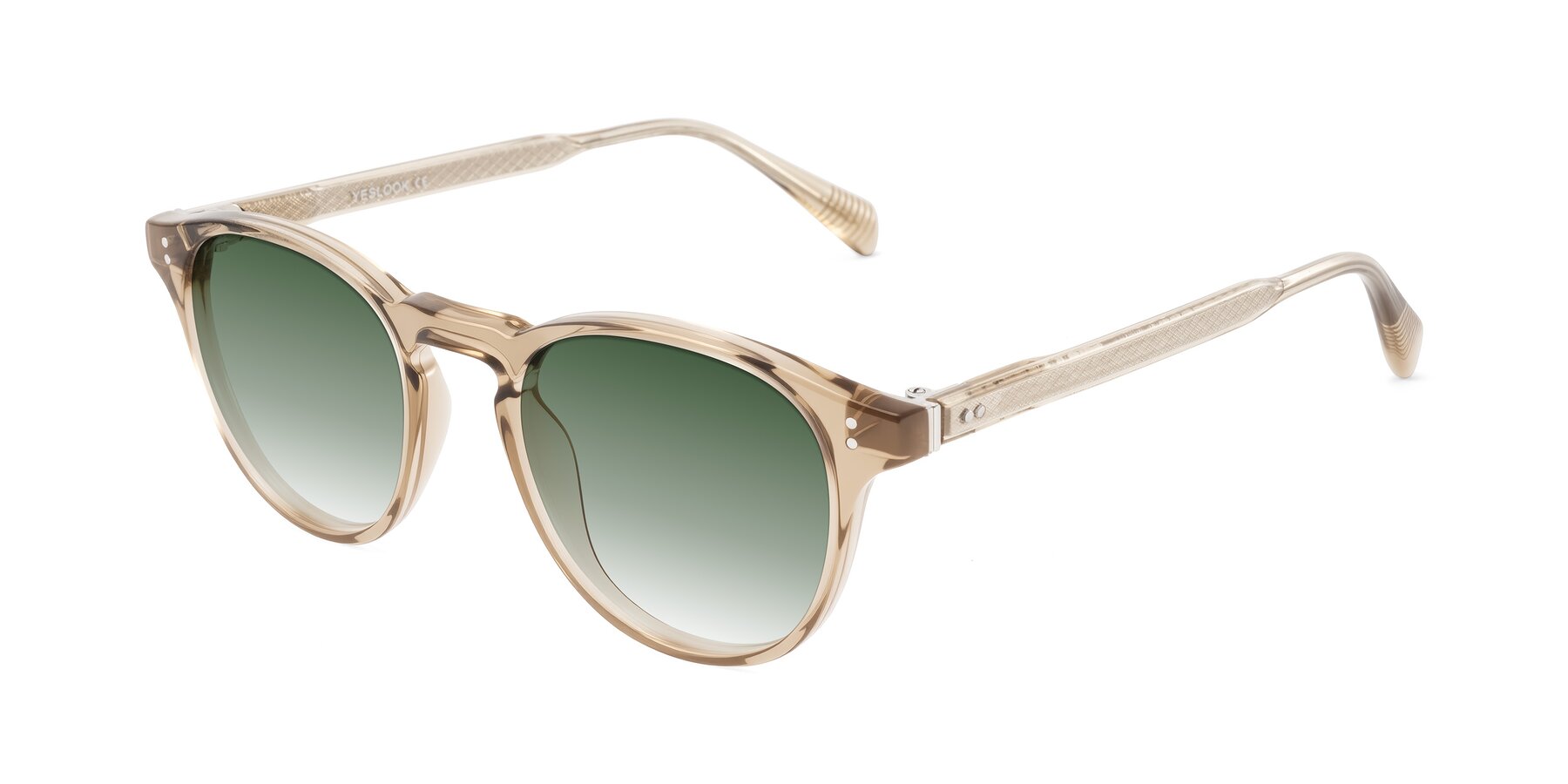 Angle of Dayen in Champagne with Green Gradient Lenses