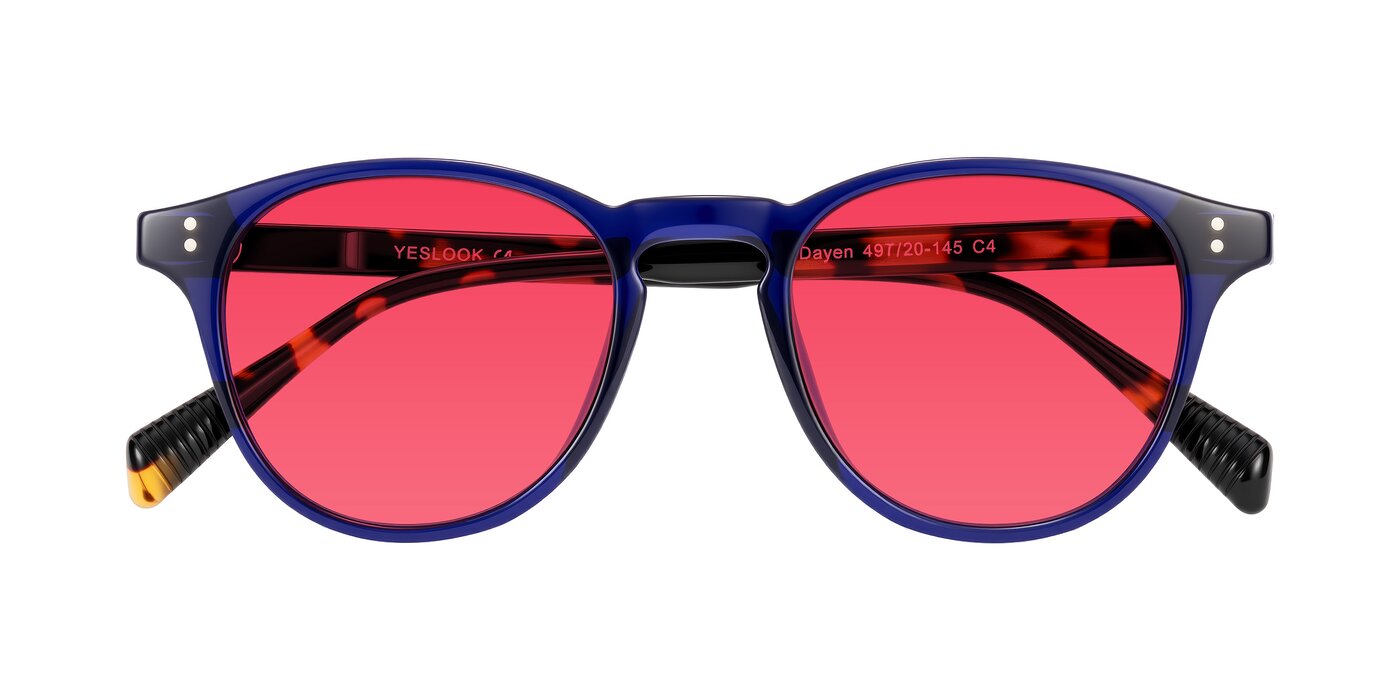 Dayen - Navy Blue/Tortoise Tinted Sunglasses