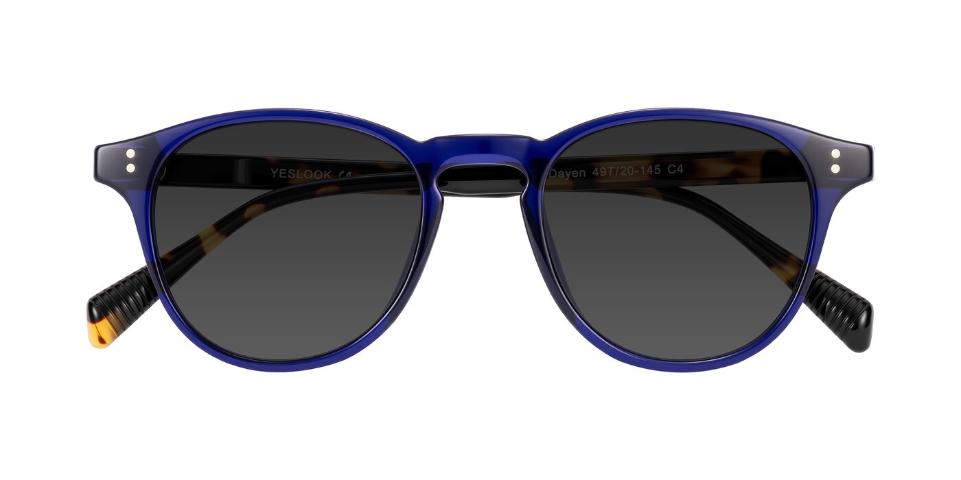 Dayen - Navy Blue/Tortoise Tinted Sunglasses