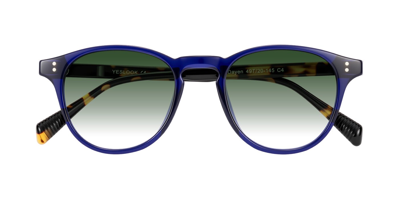 Dayen - Navy Blue/Tortoise Gradient Sunglasses