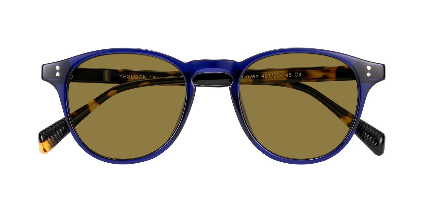 Dayen - Navy Blue/Tortoise Polarized Sunglasses