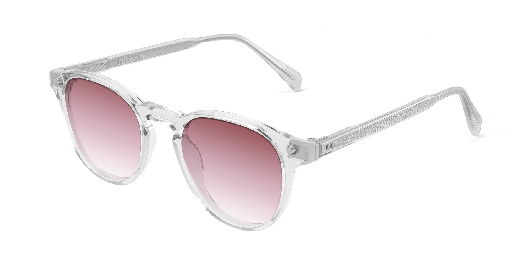 Angle of Dayen in Clear with Garnet Gradient Lenses