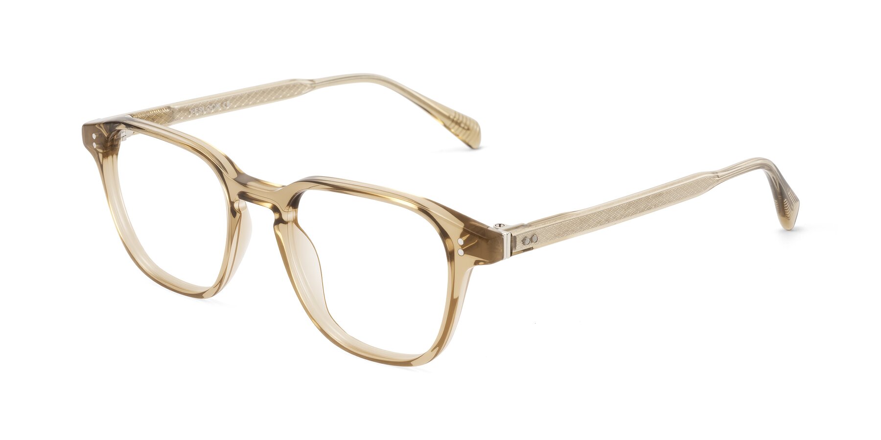 Angle of Huites in Champagne with Clear Eyeglass Lenses