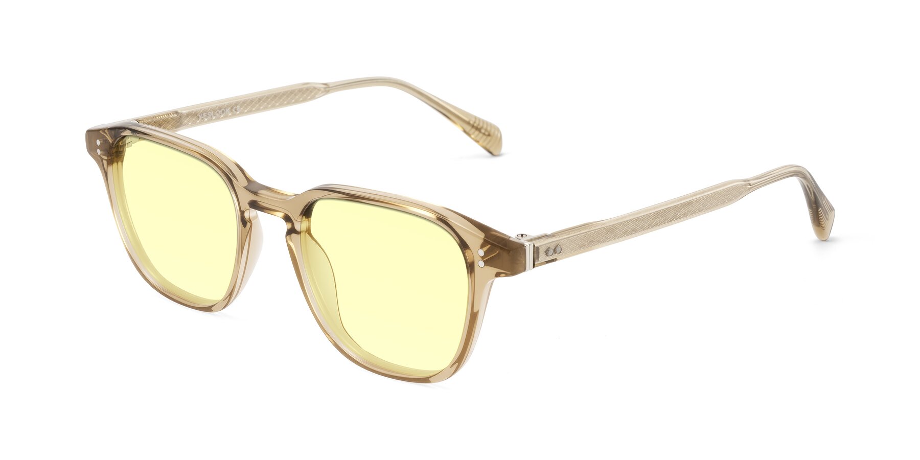 Angle of Huites in Champagne with Light Yellow Tinted Lenses