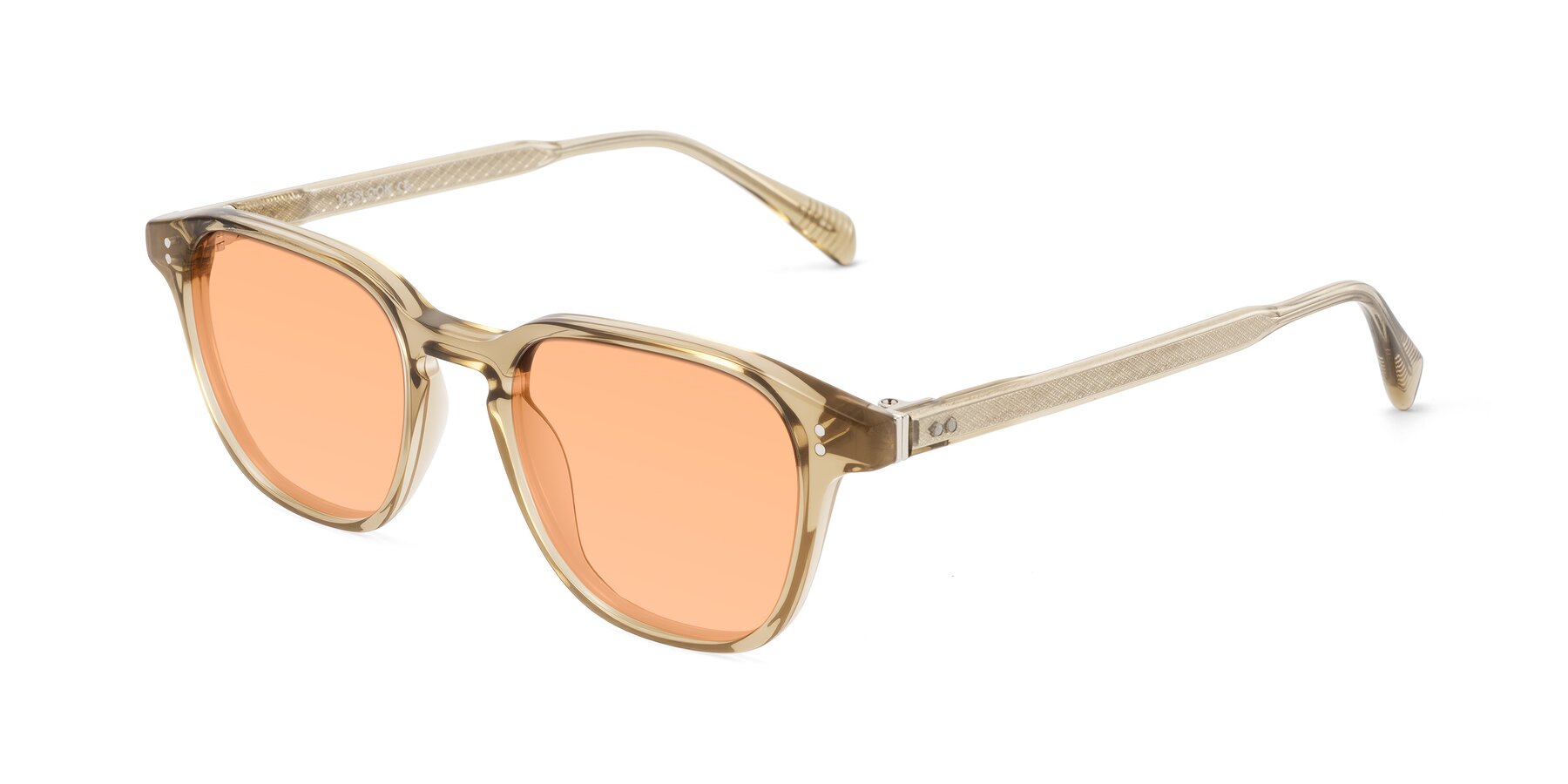 Angle of Huites in Champagne with Light Orange Tinted Lenses