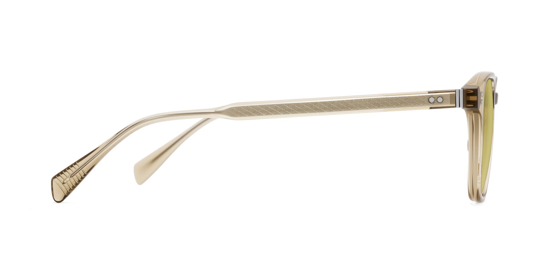 Side of Huites in Champagne with Medium Champagne Tinted Lenses