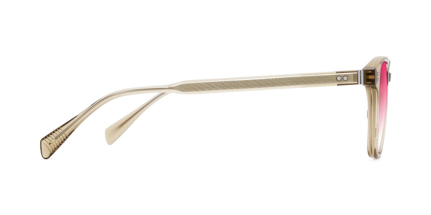 Side of Huites in Champagne with Pink Gradient Lenses