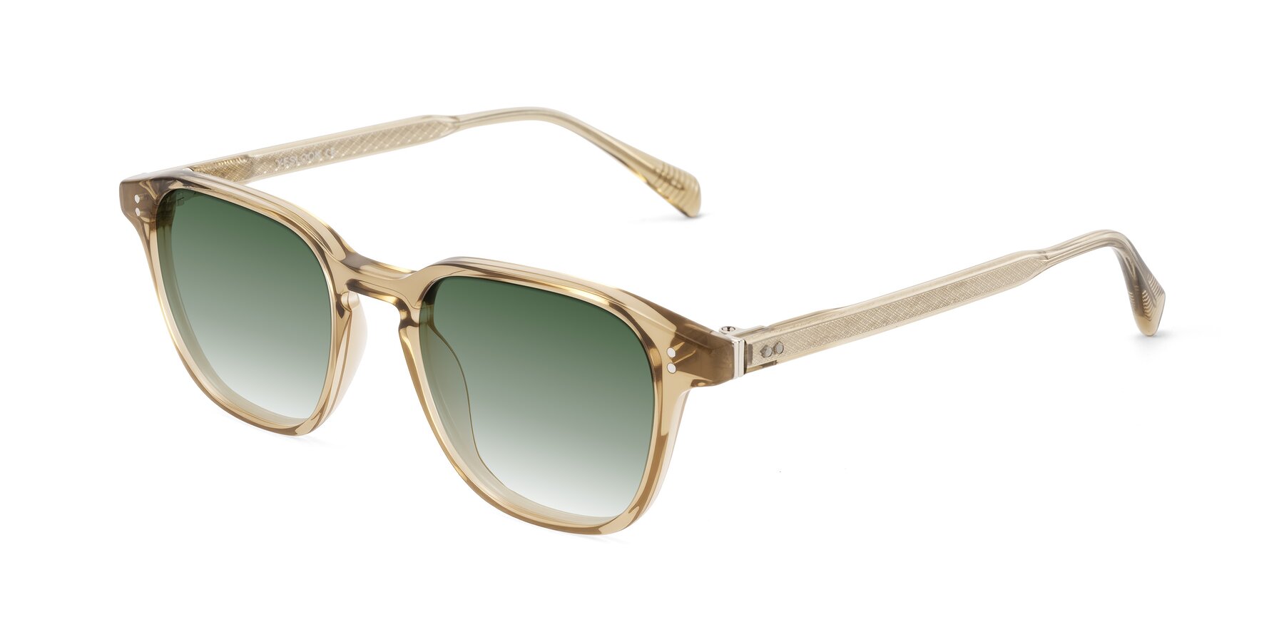 Angle of Huites in Champagne with Green Gradient Lenses