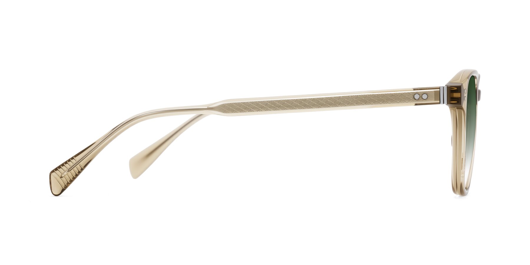 Side of Huites in Champagne with Green Gradient Lenses