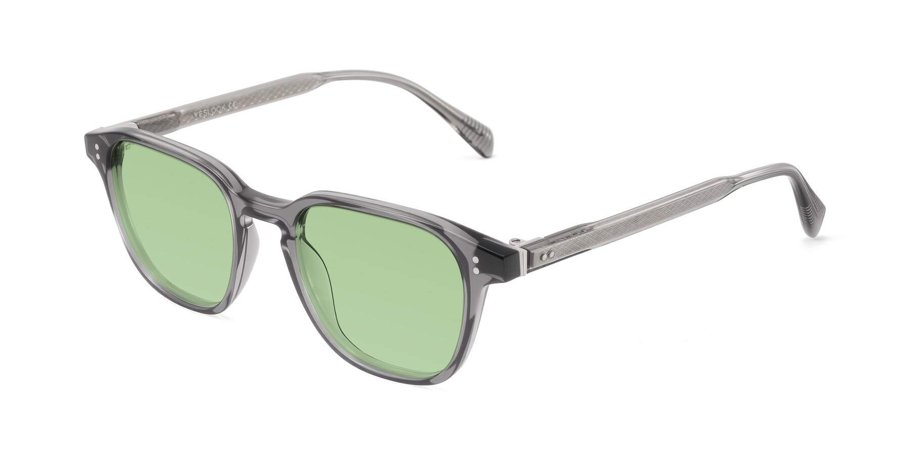 Angle of Huites in Gray with Medium Green Tinted Lenses