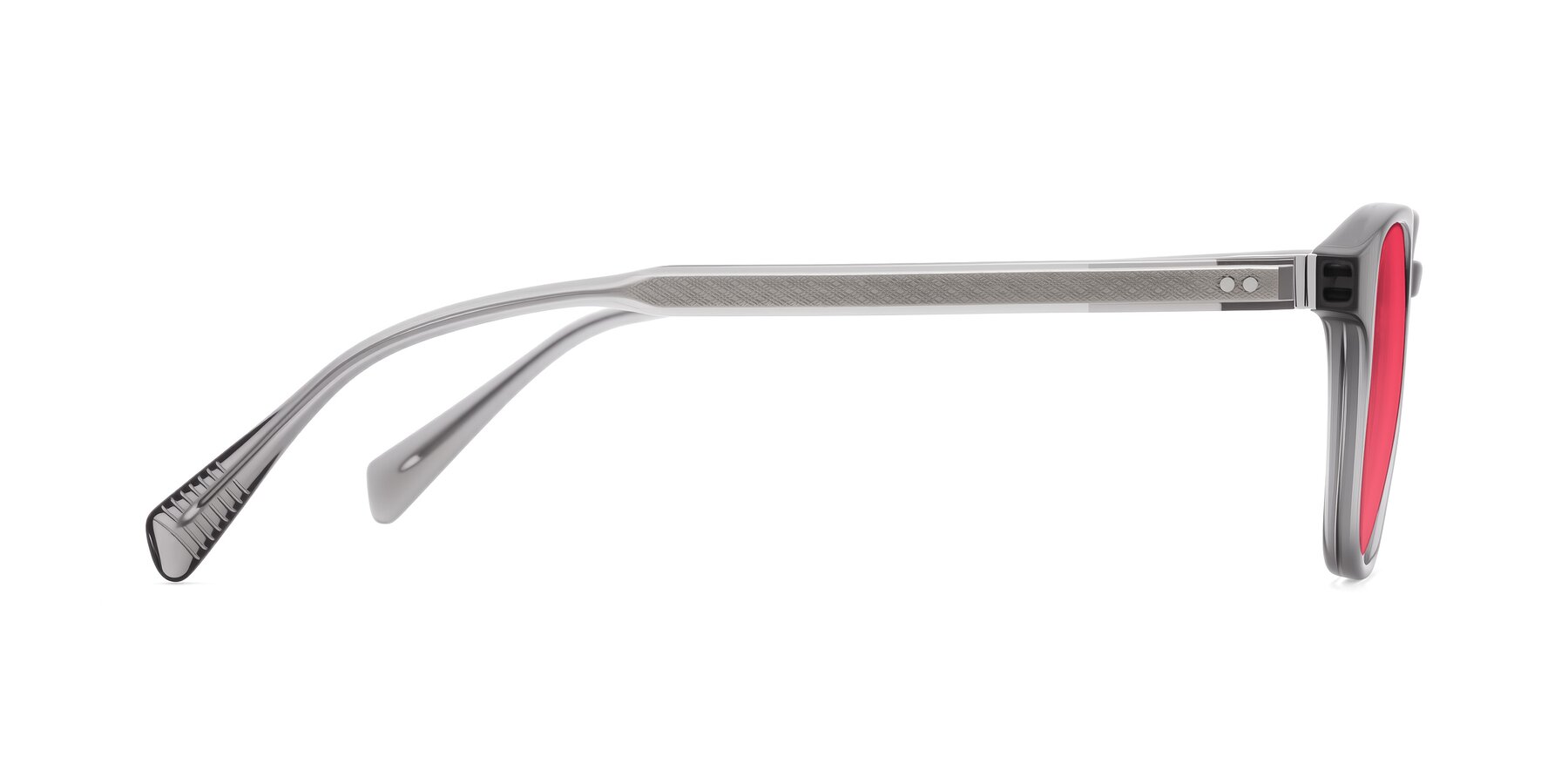 Side of Huites in Gray with Red Tinted Lenses