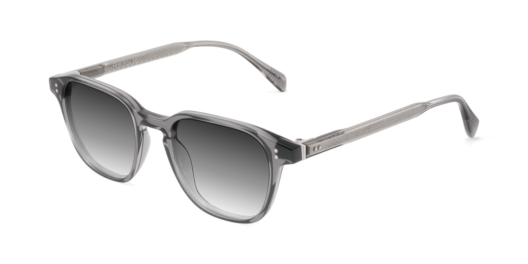 Angle of Huites in Gray with Gray Gradient Lenses