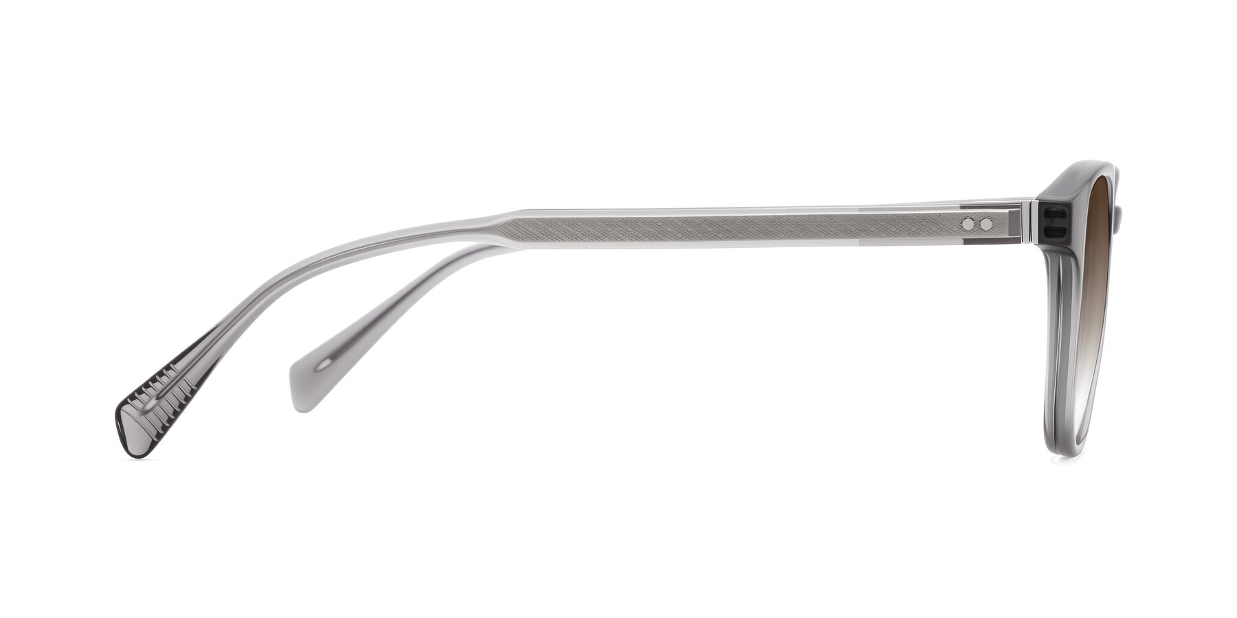 Side of Huites in Gray with Brown Gradient Lenses