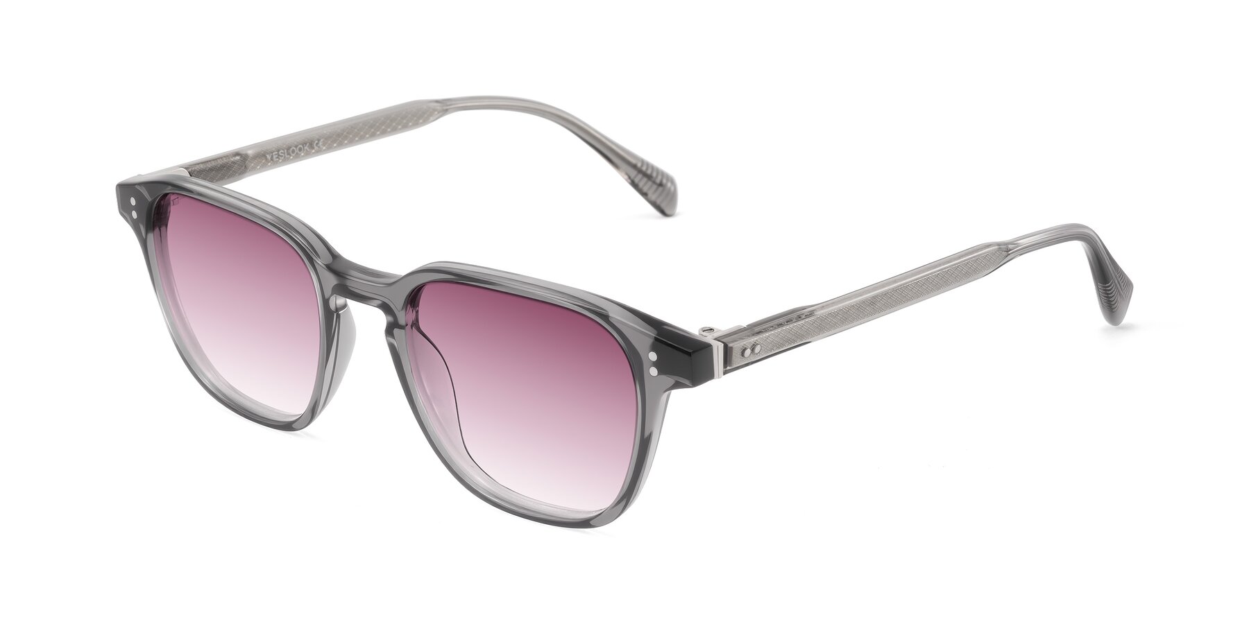 Angle of Huites in Gray with Wine Gradient Lenses