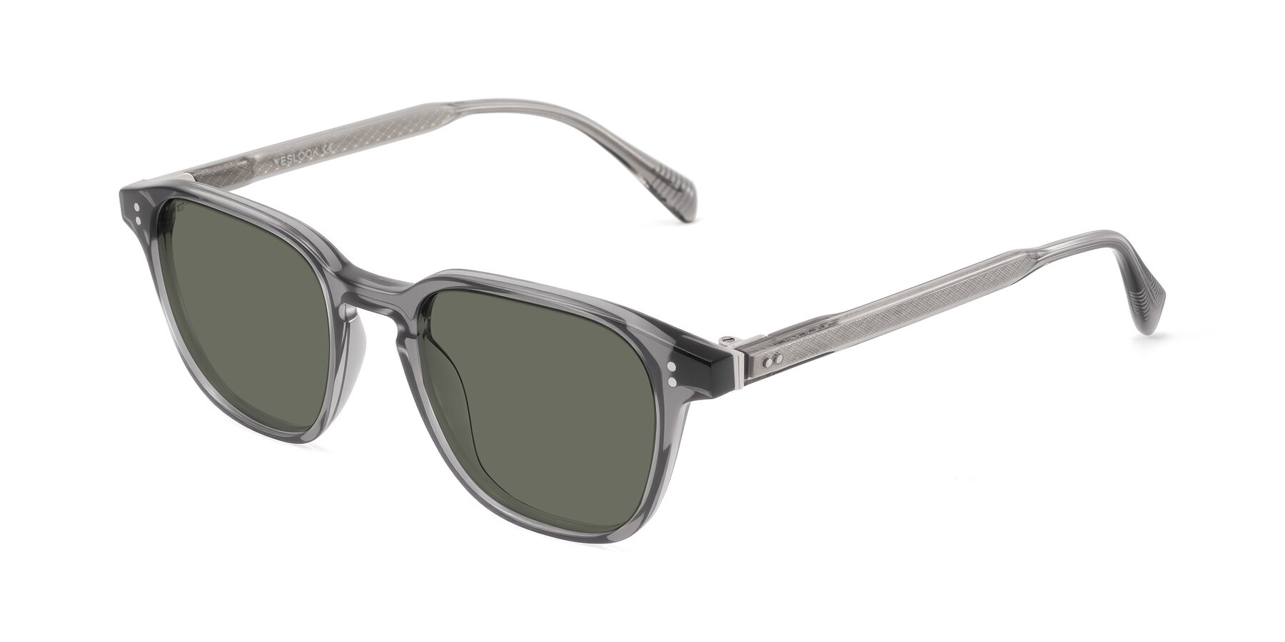Angle of Huites in Gray with Gray Polarized Lenses