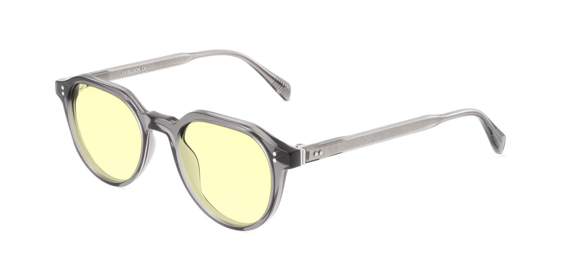 Angle of Cotaii in Gray with Light Yellow Tinted Lenses