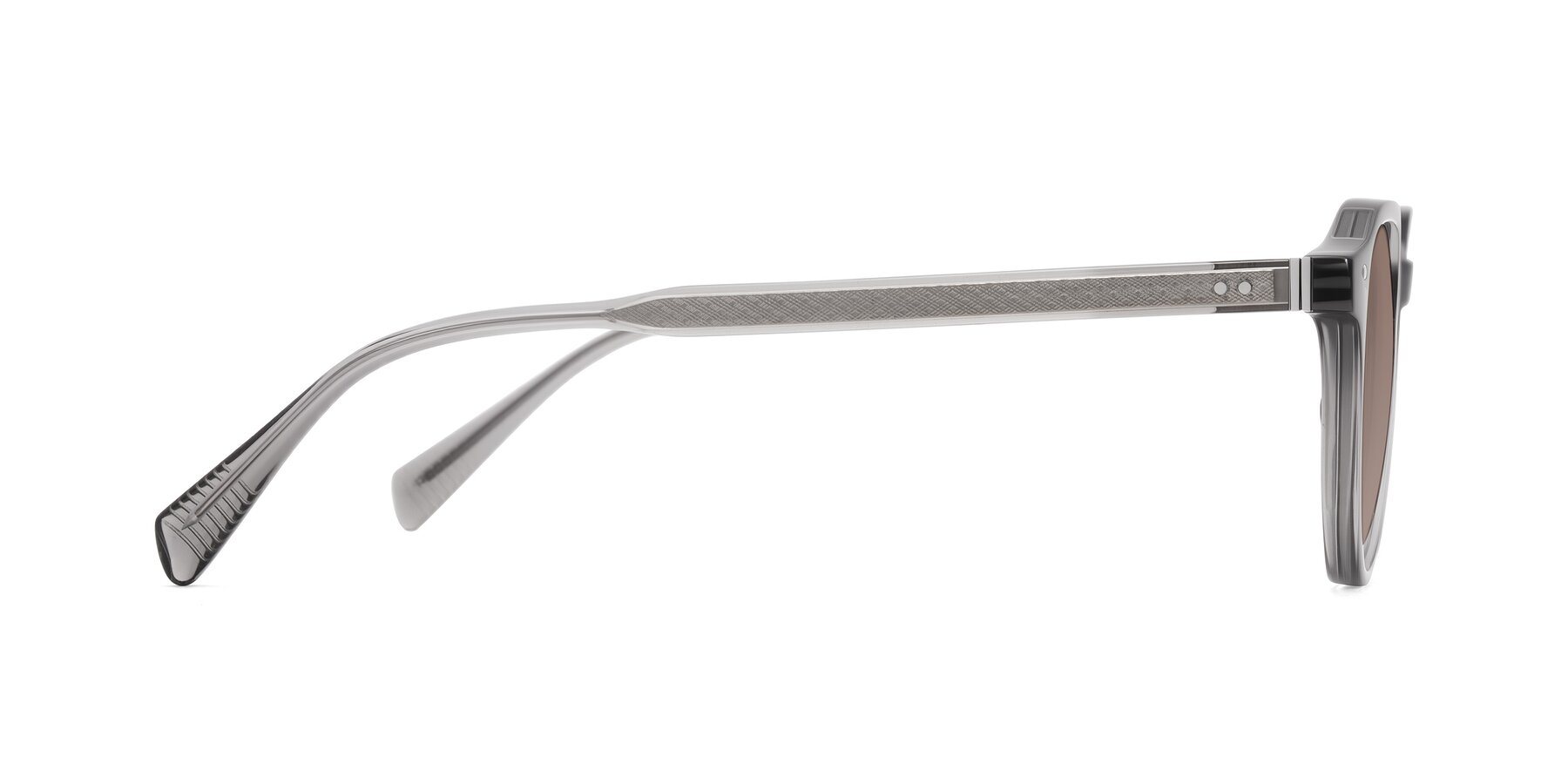 Side of Cotaii in Gray with Medium Brown Tinted Lenses