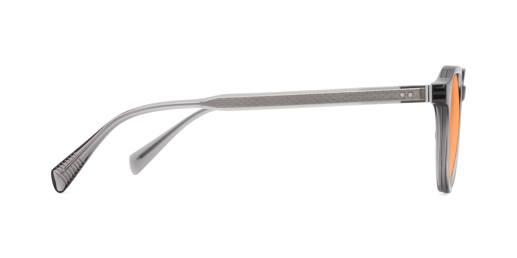 Side of Cotaii in Gray with Medium Orange Tinted Lenses