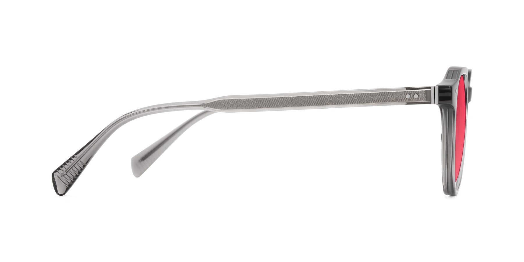 Side of Cotaii in Gray with Red Tinted Lenses