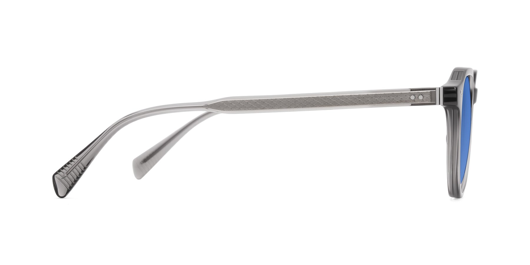 Side of Cotaii in Gray with Blue Tinted Lenses