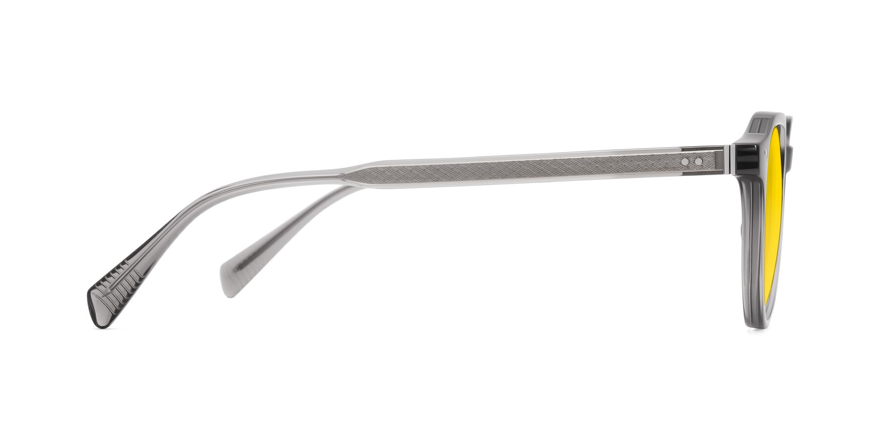 Side of Cotaii in Gray with Yellow Tinted Lenses