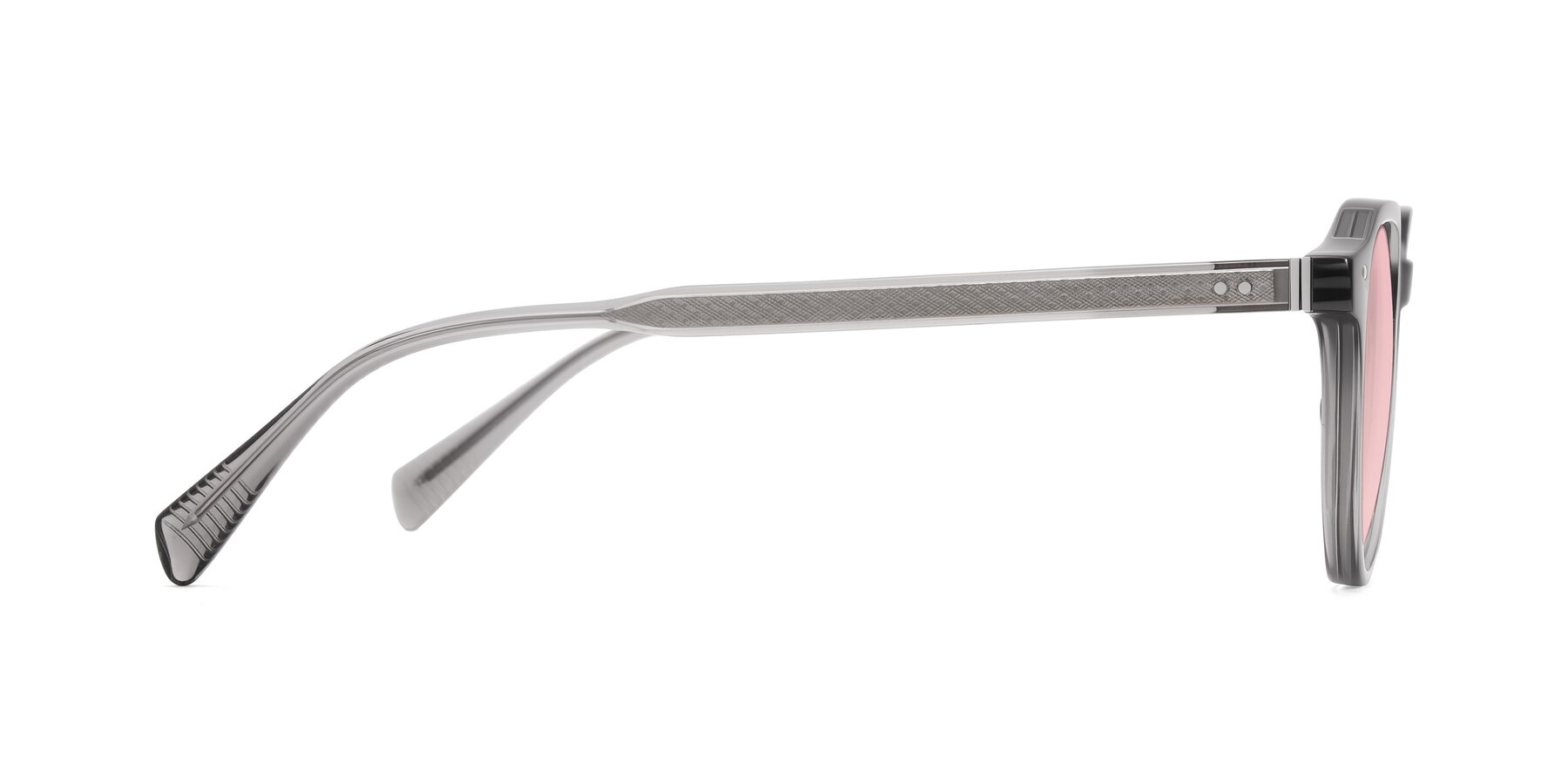 Side of Cotaii in Gray with Light Garnet Tinted Lenses