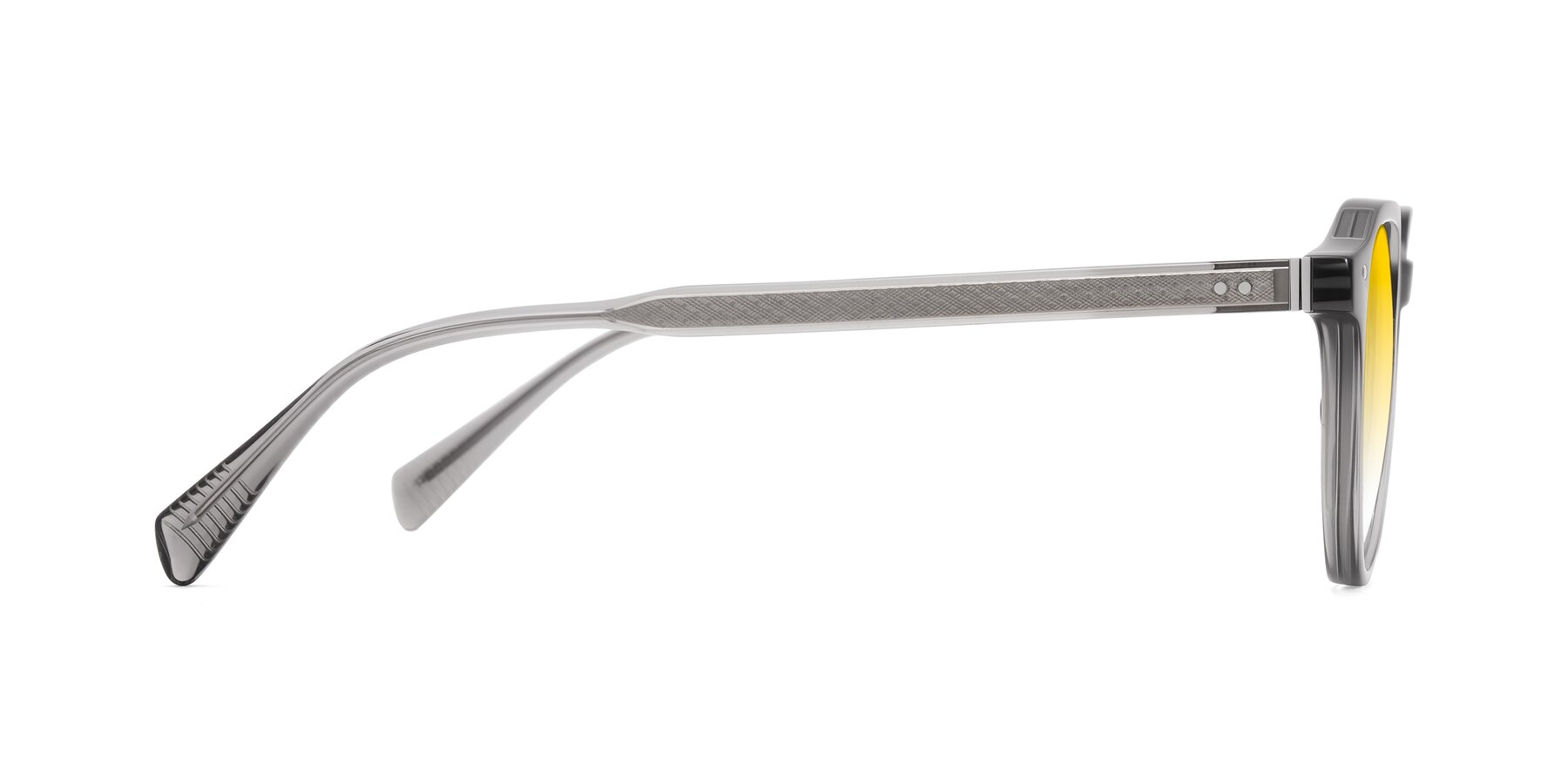 Side of Cotaii in Gray with Yellow Gradient Lenses