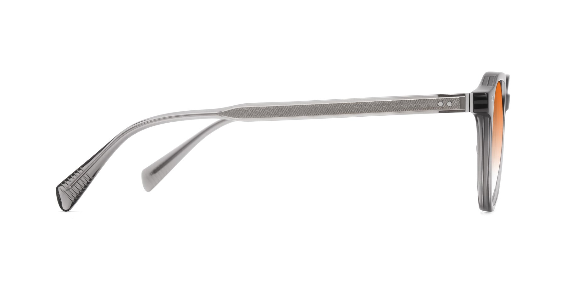 Side of Cotaii in Gray with Orange Gradient Lenses