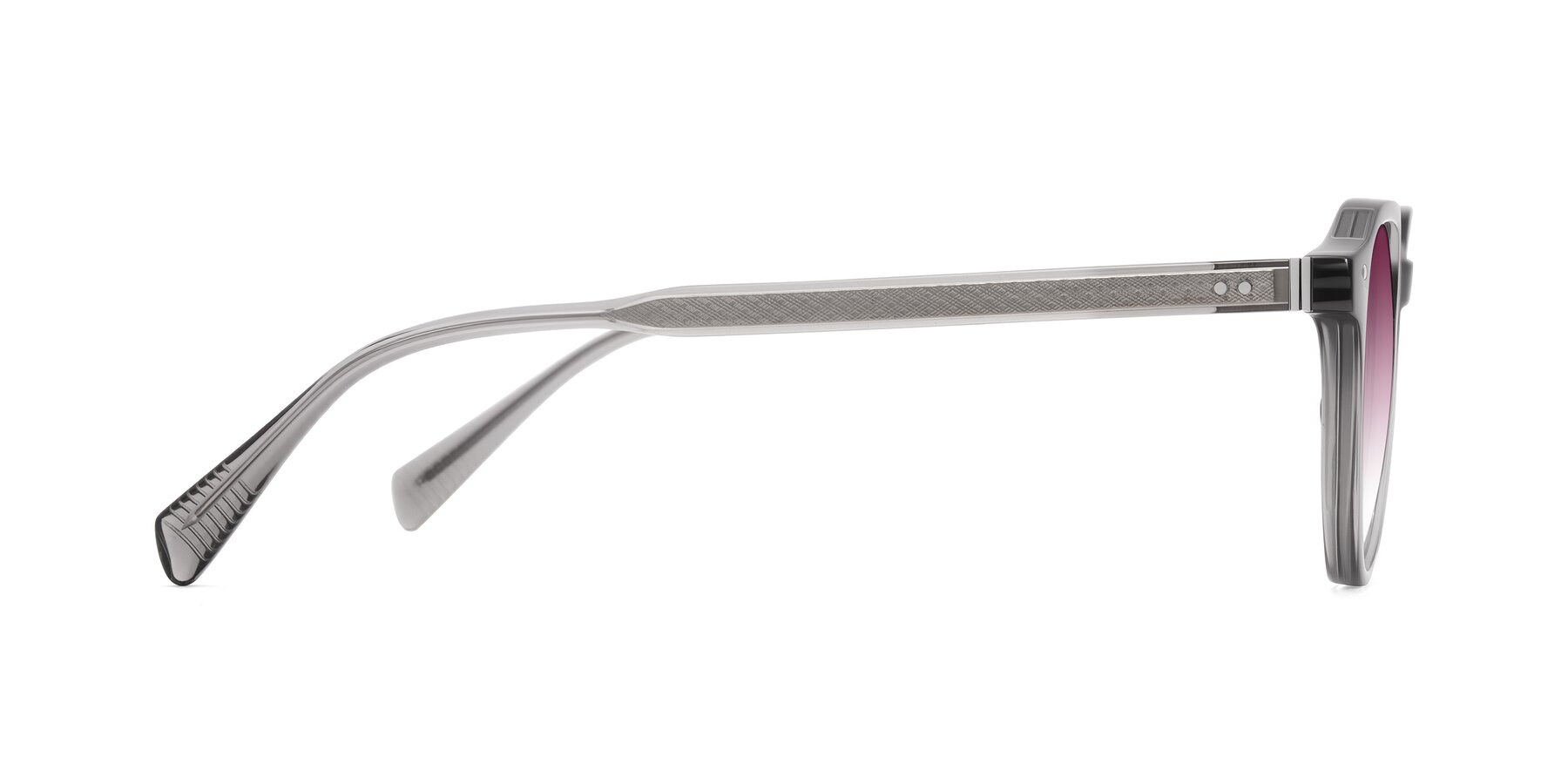 Side of Cotaii in Gray with Wine Gradient Lenses