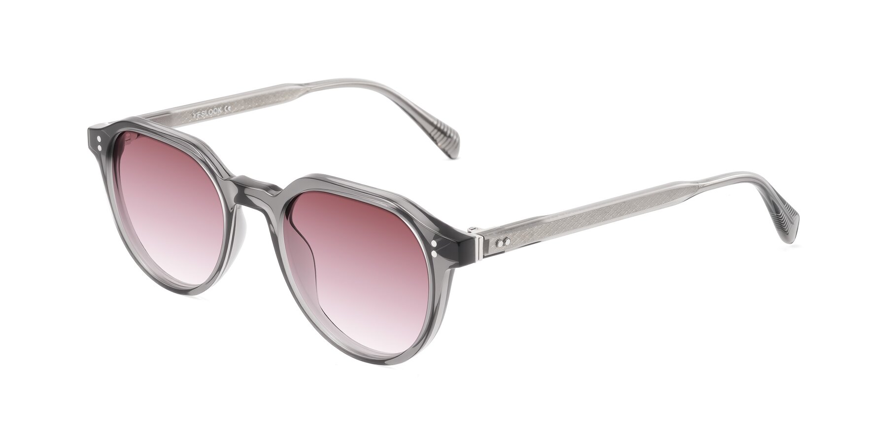 Angle of Cotaii in Gray with Garnet Gradient Lenses