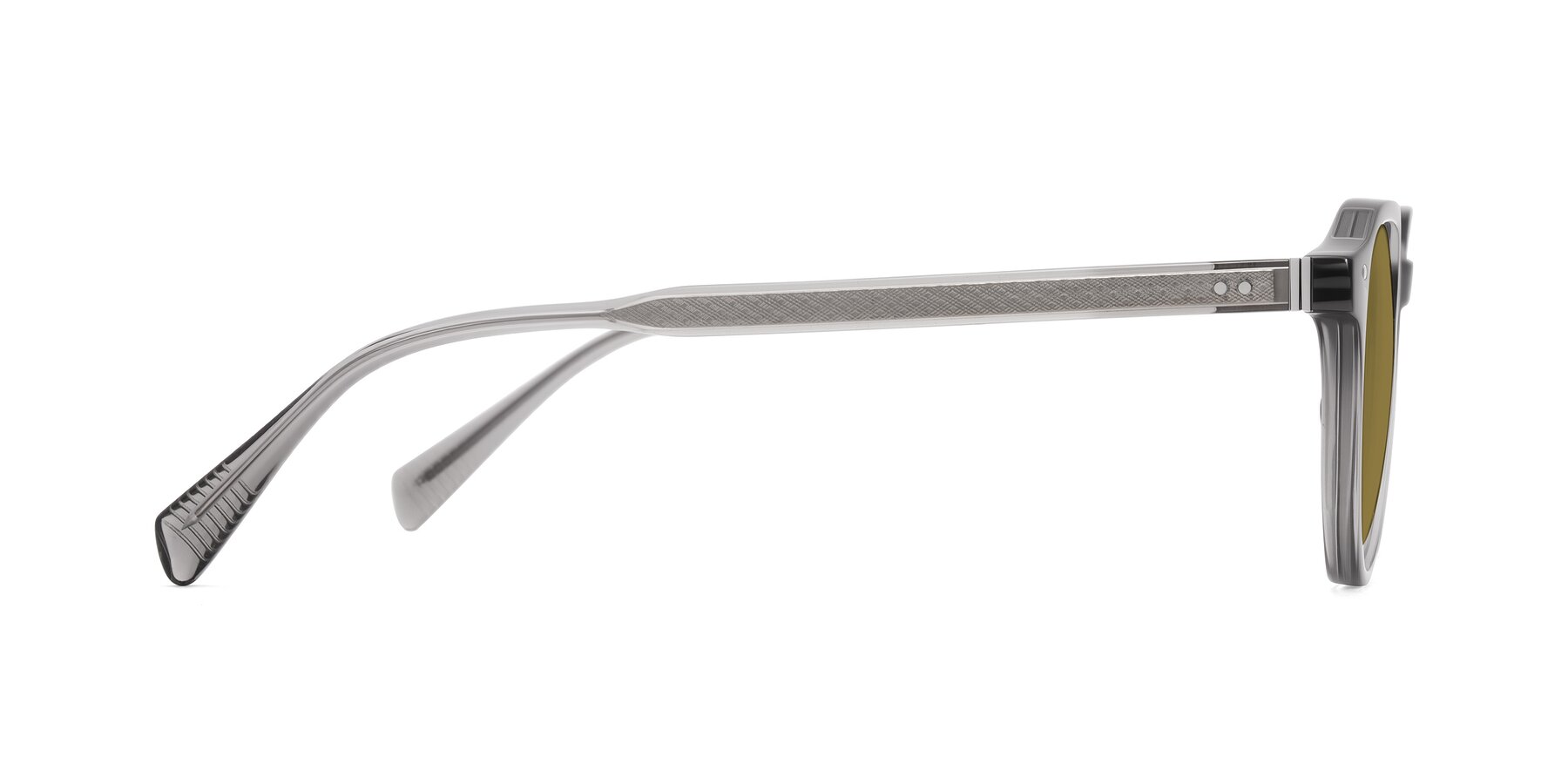 Side of Cotaii in Gray with Brown Polarized Lenses