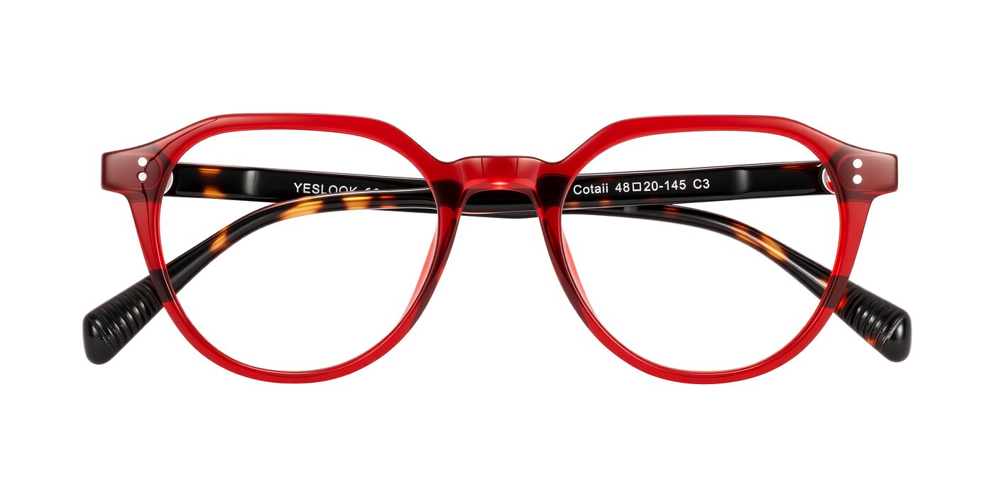 Cotaii - Wine/Tortoise Eyeglasses