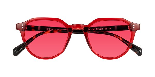 Front of Cotaii in Wine/Tortoise