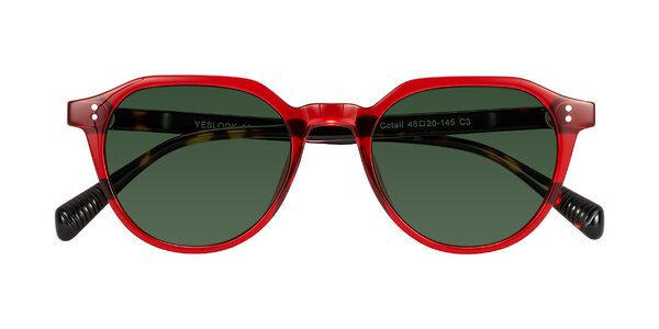 Front of Cotaii in Wine/Tortoise