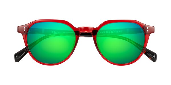 Front of Cotaii in Wine/Tortoise