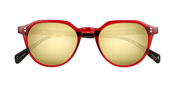 Front of Cotaii in Wine/Tortoise