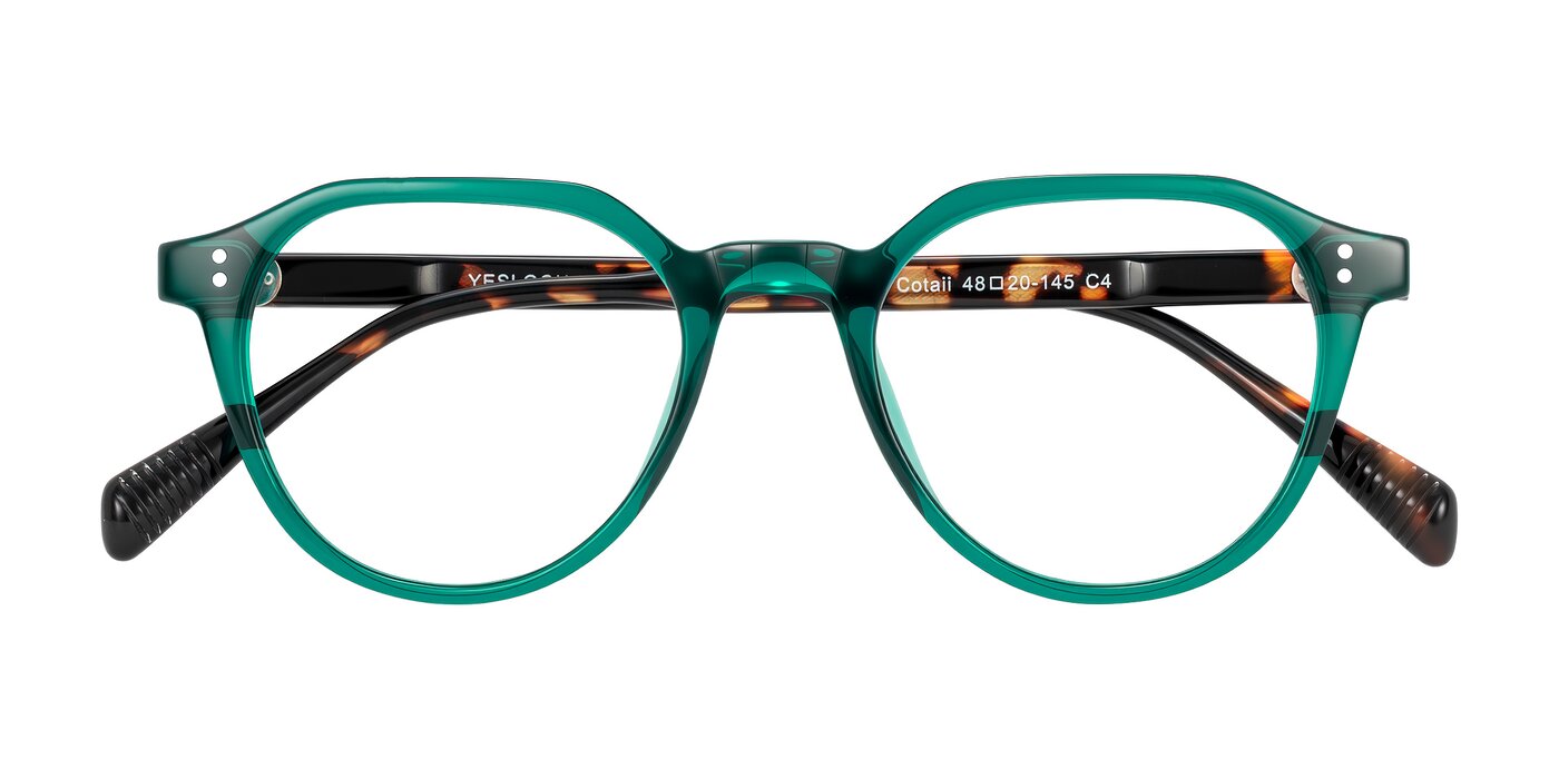 Cotaii - Emerald/Tortoise Eyeglasses