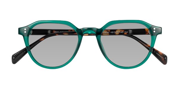 Front of Cotaii in Emerald/Tortoise