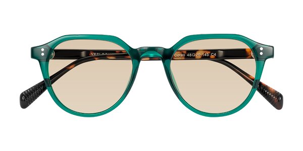Front of Cotaii in Emerald/Tortoise
