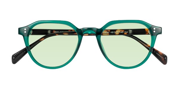 Front of Cotaii in Emerald/Tortoise