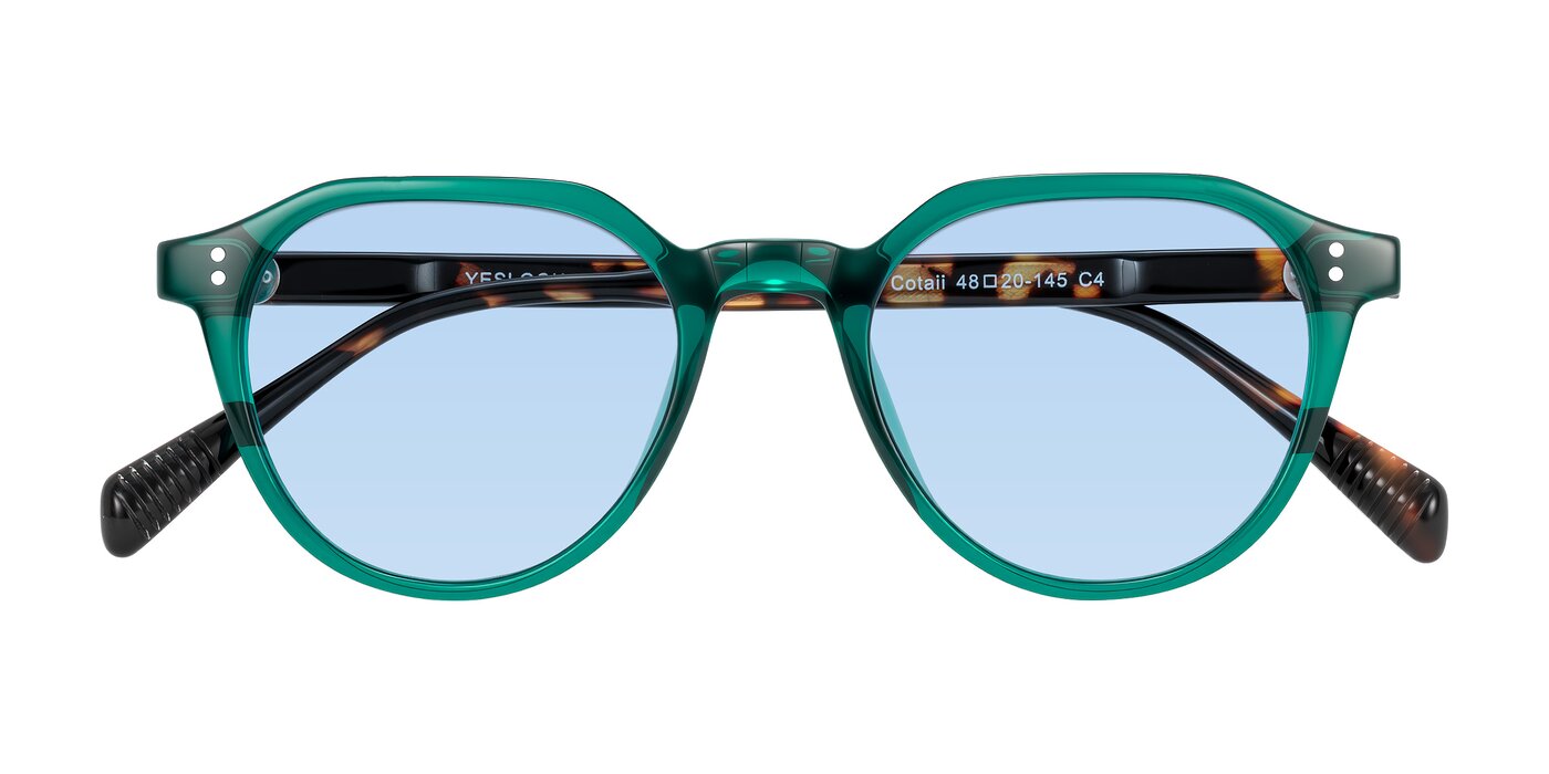Cotaii - Emerald/Tortoise Tinted Sunglasses