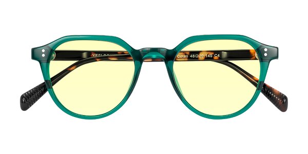 Front of Cotaii in Emerald/Tortoise