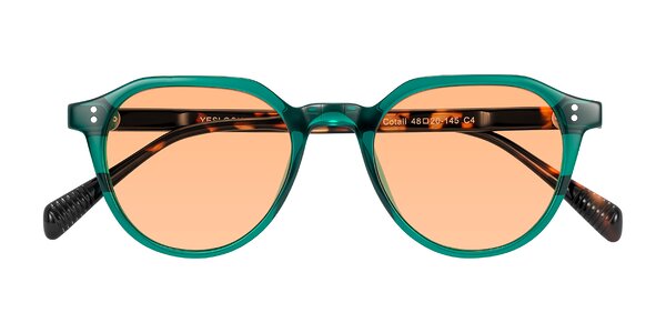 Front of Cotaii in Emerald/Tortoise