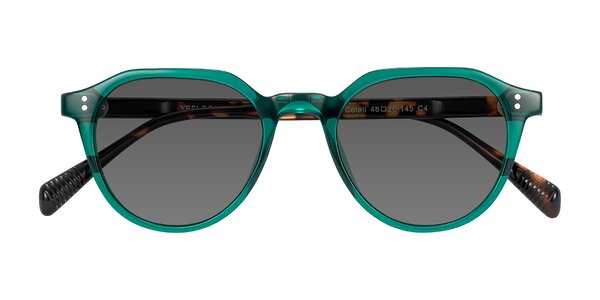 Front of Cotaii in Emerald/Tortoise