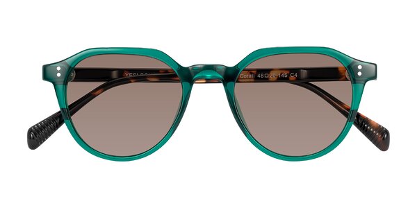 Front of Cotaii in Emerald/Tortoise