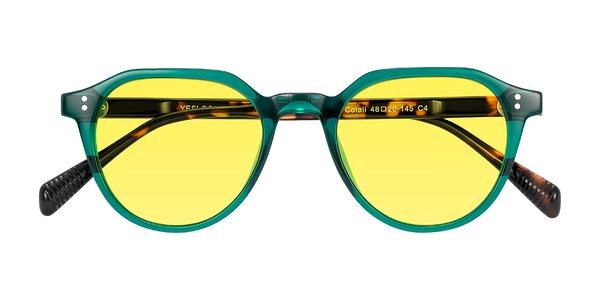 Front of Cotaii in Emerald/Tortoise