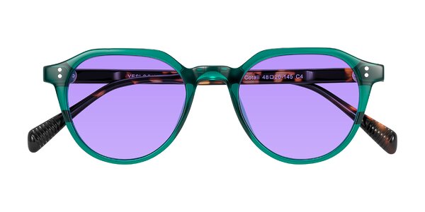 Front of Cotaii in Emerald/Tortoise